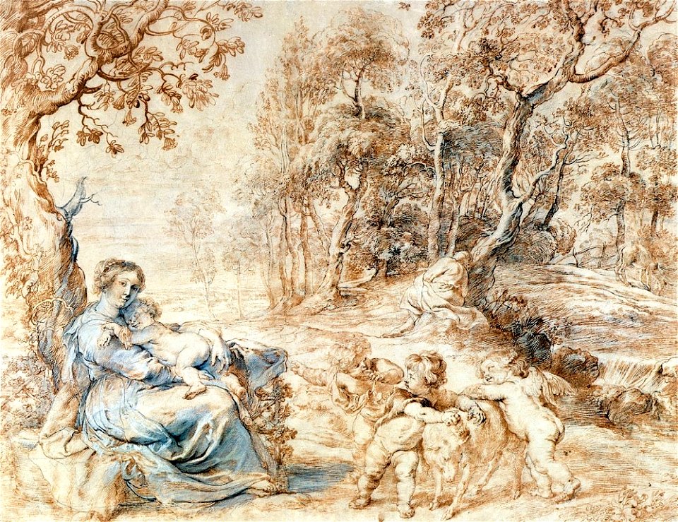 Rubens Rest on the flight into Egypt