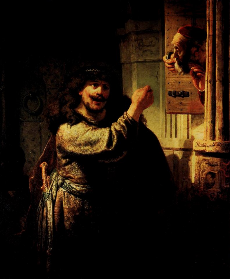 Rembrandt - Samson Accusing His Father-in-Law - WGA19099