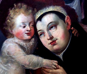 Strobel Virgin and Child with Saint Stanislaus Kostka (detail) 02
