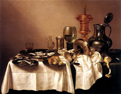Still Life with Gilt Goblet 1635 Willem Claesz Heda