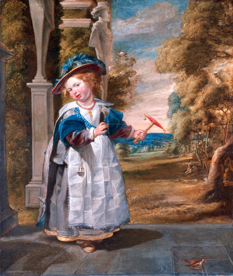 Jordaens Portrait of the Painters Daughter Anna Catharina