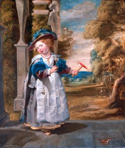 Jordaens Portrait of the Painters Daughter Anna Catharina