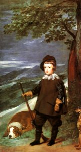 El príncipe Baltasar Carlos en traje de caza, by Diego Velázquez