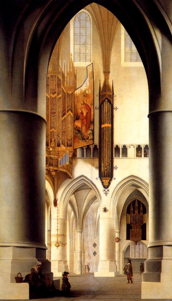 Pieter Janszoon Saenredam Interior of the Church of St. Bavo in Haarlem 2