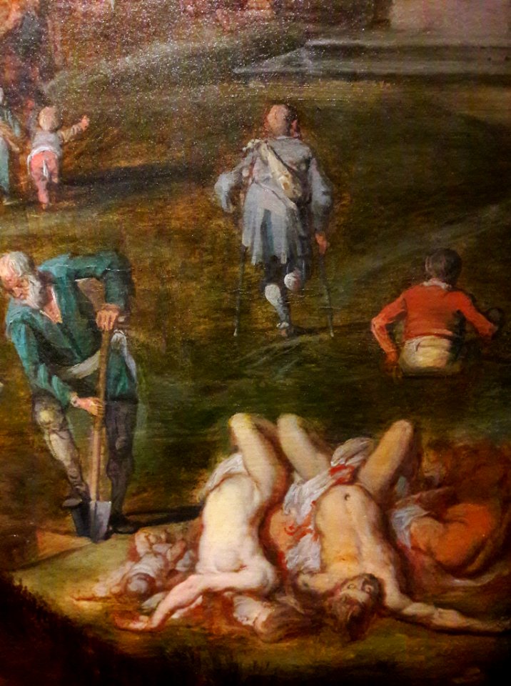 Simon de Vos Acts of Mercy (detail)