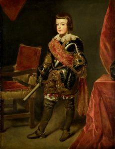 Prins Balthasar Carlos (1629-46). Zoon van de Spaanse koning Philips IV op ongeveer elfjarige leeftijd Rijksmuseum SK-C-1362