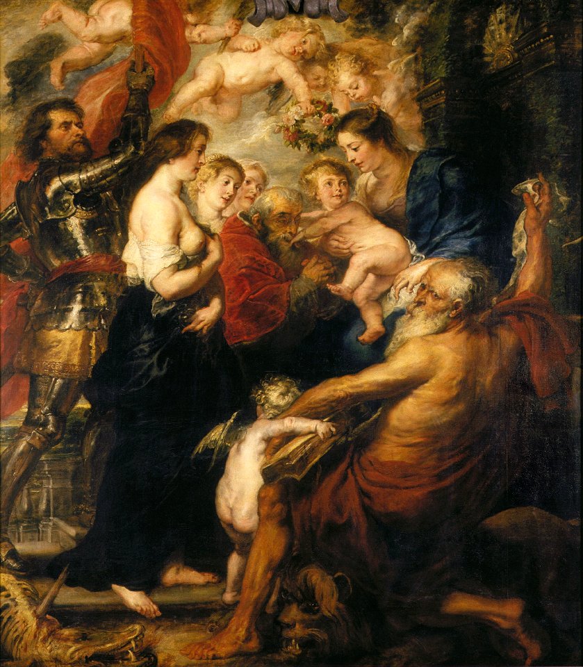 Maria omringd door heiligen - Rubens