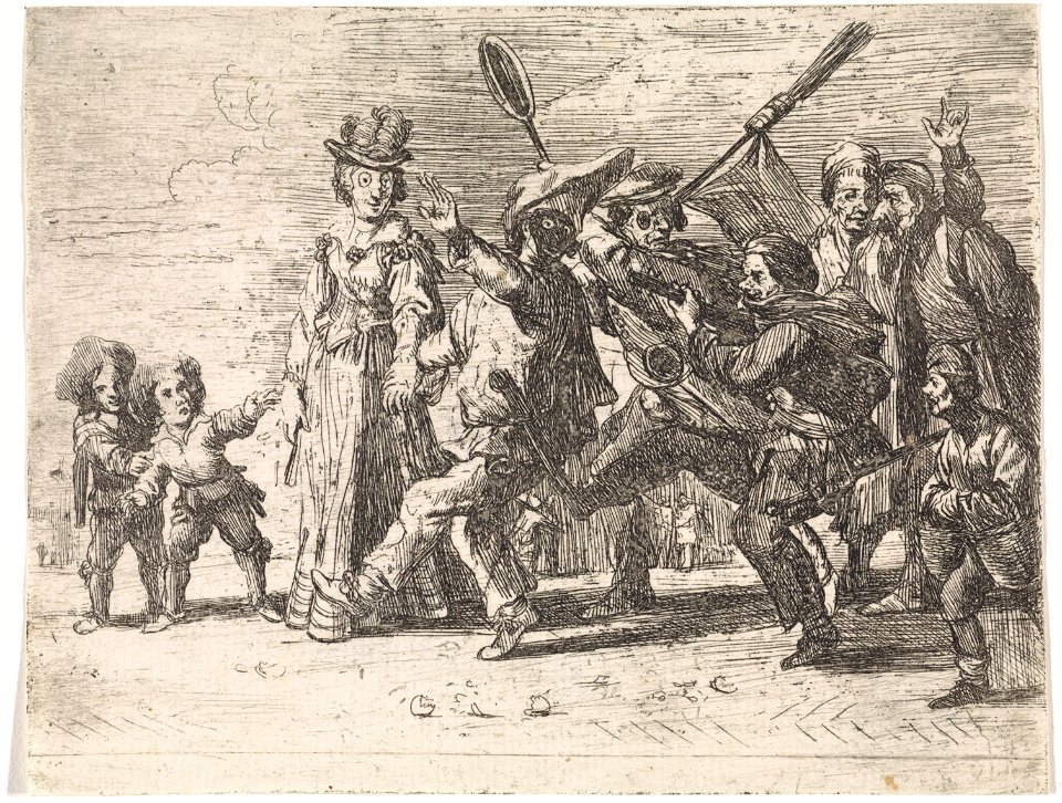 Cornelis de Wael - Masquerade