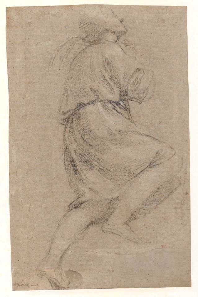 Domenichino A saint kneeling in adoration