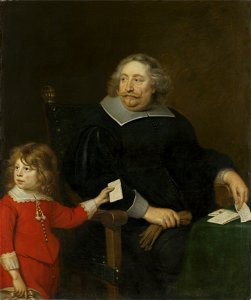 Cornelis de Vos - Portrait of Salomon Cock and his son