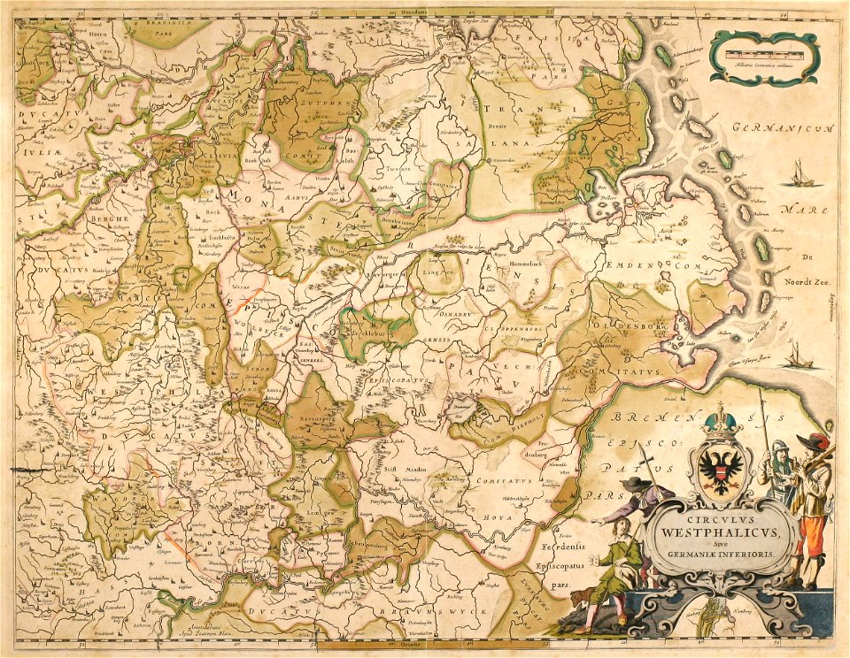 1640 CIRCVLVS WESTPHALICUS Blaeu