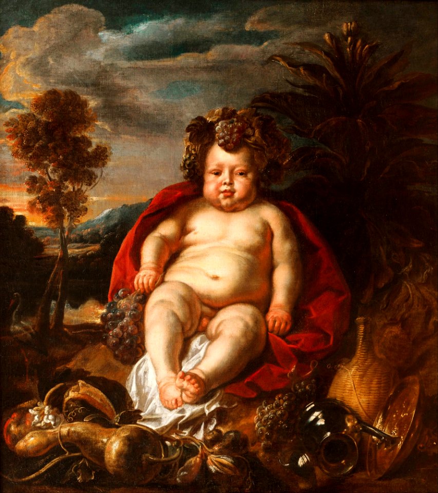 Jacob Jordaens - Bacchus as a child - Google Art Project - edited