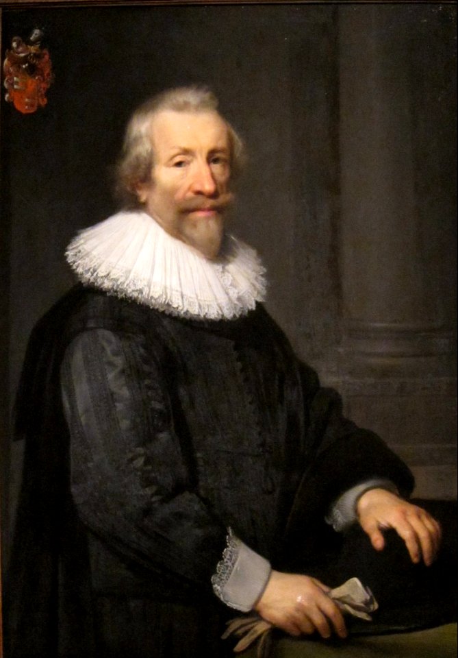Jan Anthonisz Van Ravesteyn - Portrait of David De Ruyter, 1639