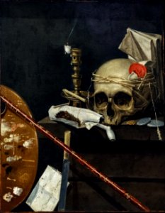 Musée des Beaux-Arts de Strasbourg - Vanité - Nature morte, 1641 - Sebastien Bonnecroy -Joconde00190021926