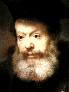 Rembrandt Scholar at the Lectern (detail)
