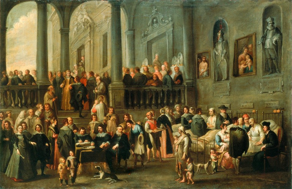 The Guests of Honour Visiting a Hospital