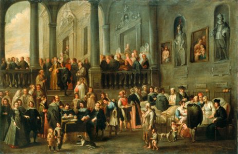 The Guests of Honour Visiting a Hospital