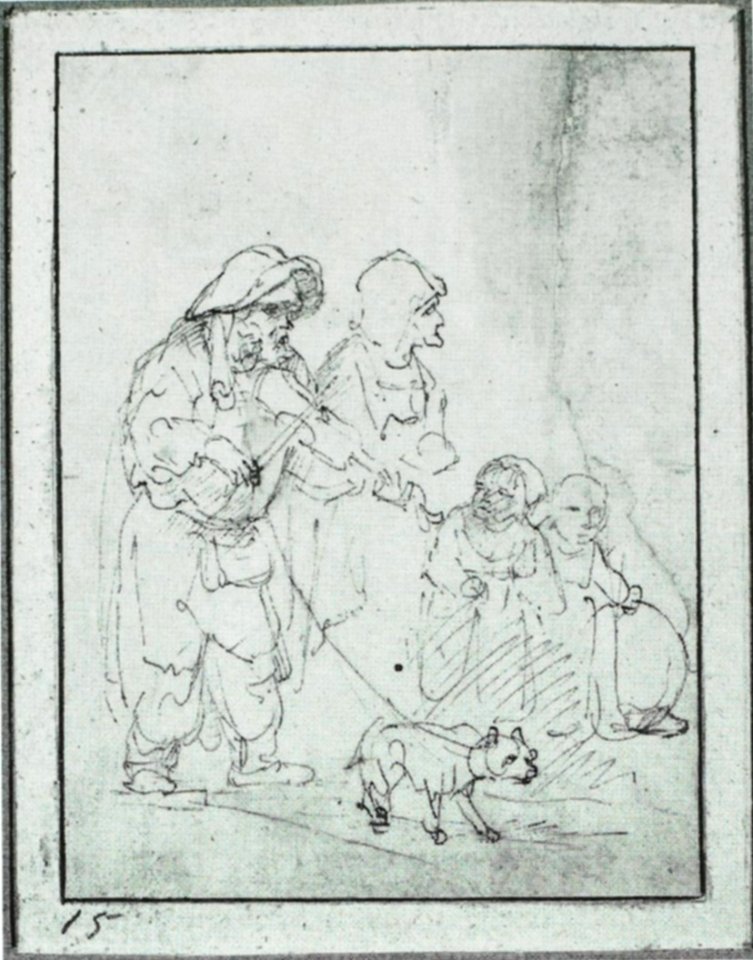 Rembrandt Beggars I