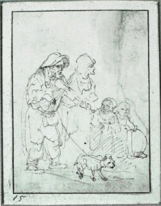 Rembrandt Beggars I