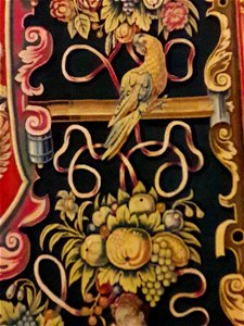 Flanders Tapestry with the coat of arms of Anna Catherine Constance Vasa (detail) 06