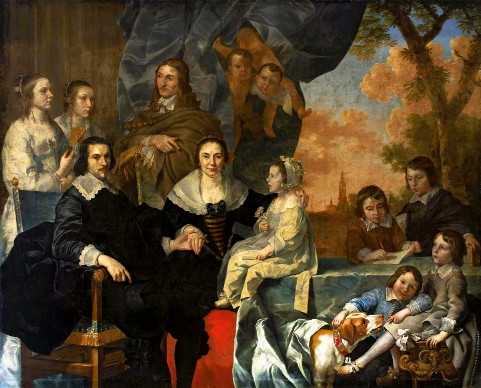 Helt Stockade Self-portrait with family
