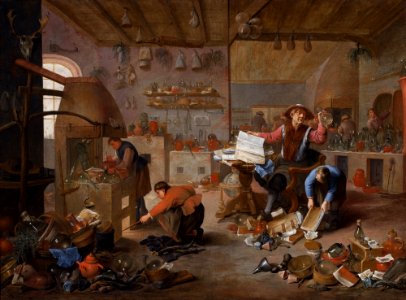 The Alchemist by Mattheus van Helmont