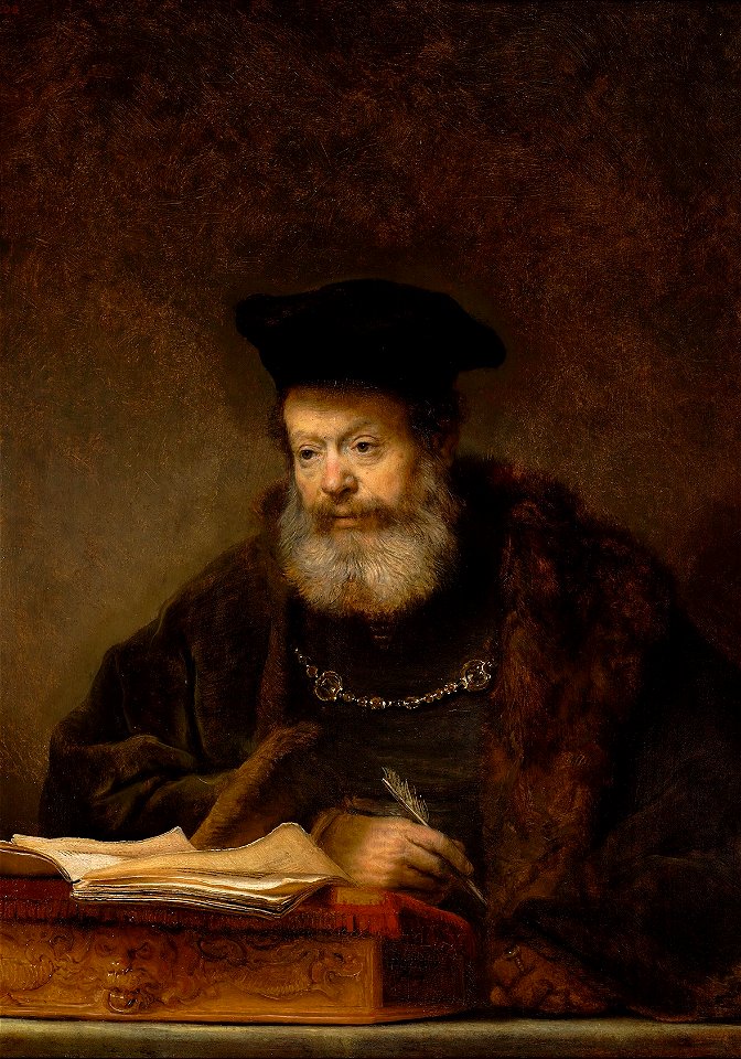 Rembrandt Scholar at the Lectern