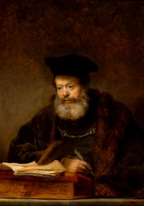 Rembrandt Scholar at the Lectern