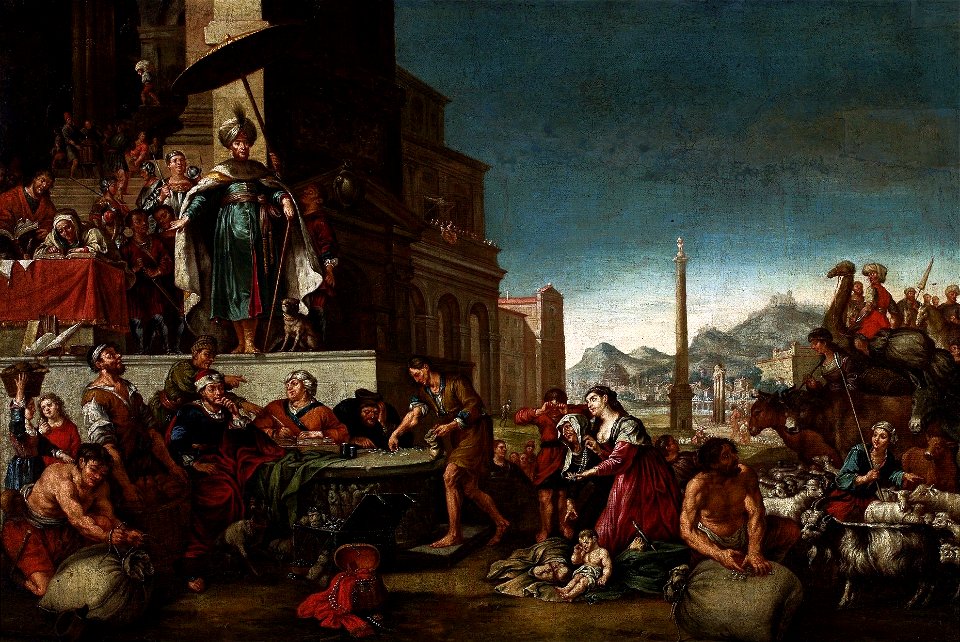 Breenbergh Joseph selling grain in Egypt