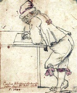 Fabritius A man writing