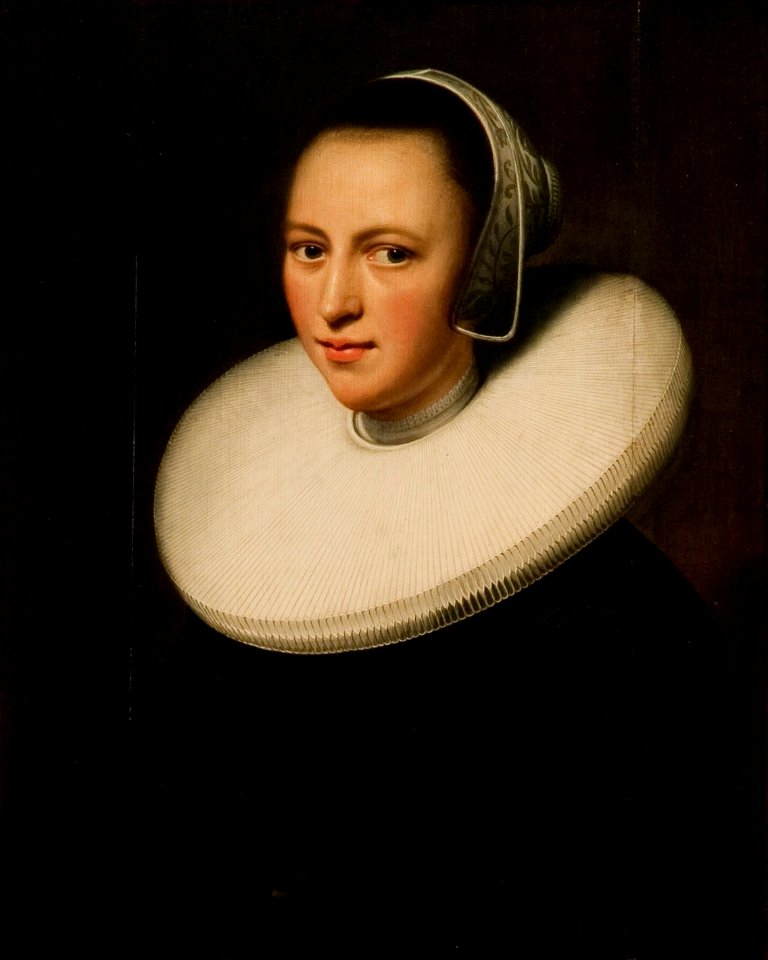 Northern Netherlands Portrait of a woman in a ruff collar 01