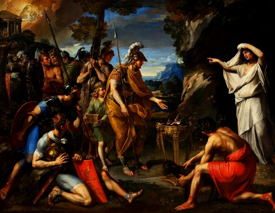 Perrier Aeneas and the Cumaean Sibyl