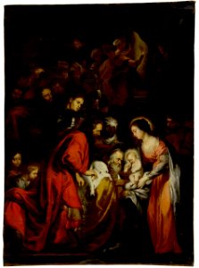 Justus Sustermans - Adoration of the Magi. Free illustration for personal and commercial use.