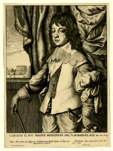 Portrait of Charles II as a boy by Wenceslaus Hollar 1649