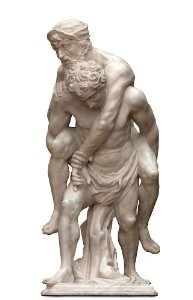 Artus Quellinus the Elder - Aeneas carrying his father Anchises away from the burning Troy