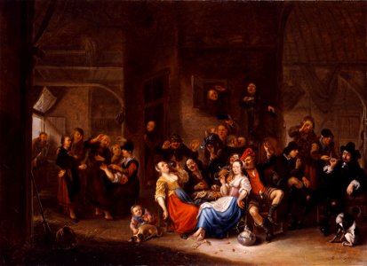 Abraham van den Hecken - Merry Company in a Tavern