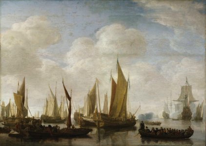 Simon de Vlieger - Visit of Frederick Hendriks II to Dordrecht in 1646 - WGA25261