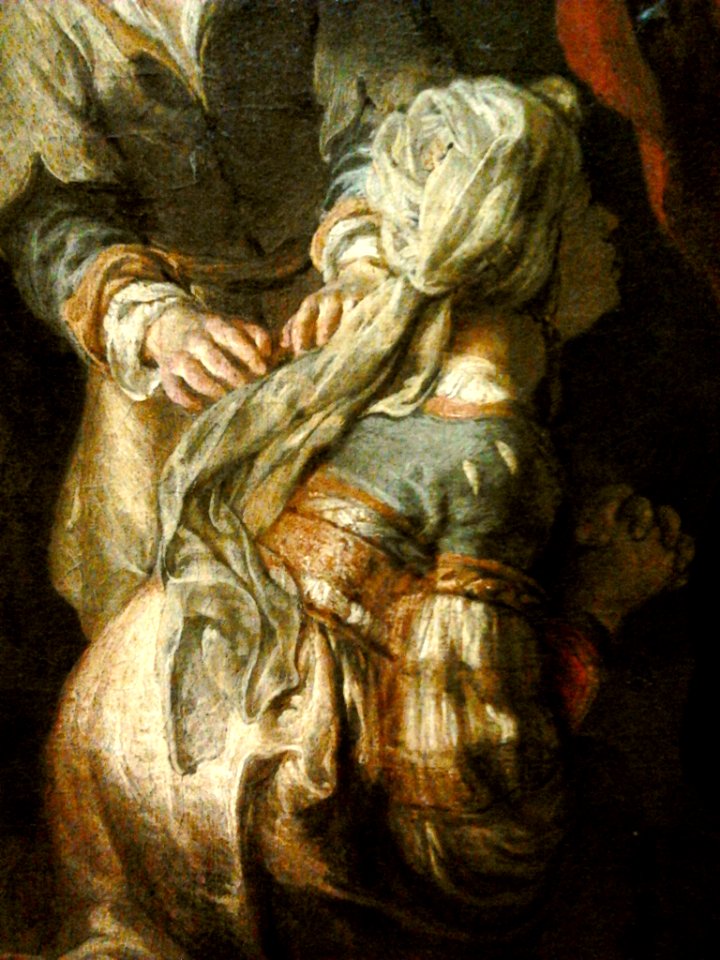 Eeckhout Elisha and the Shunammite woman (detail)