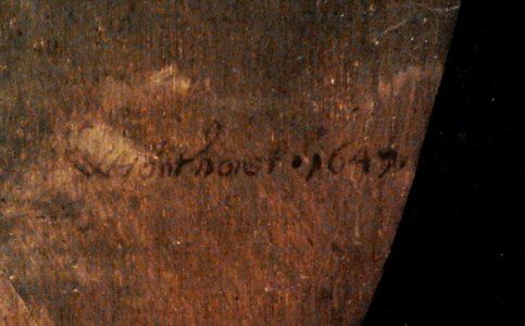 Signature of Willem van Honthorst