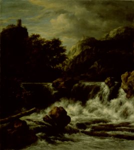 Berglandschap met waterval Rijksmuseum SK-A-348