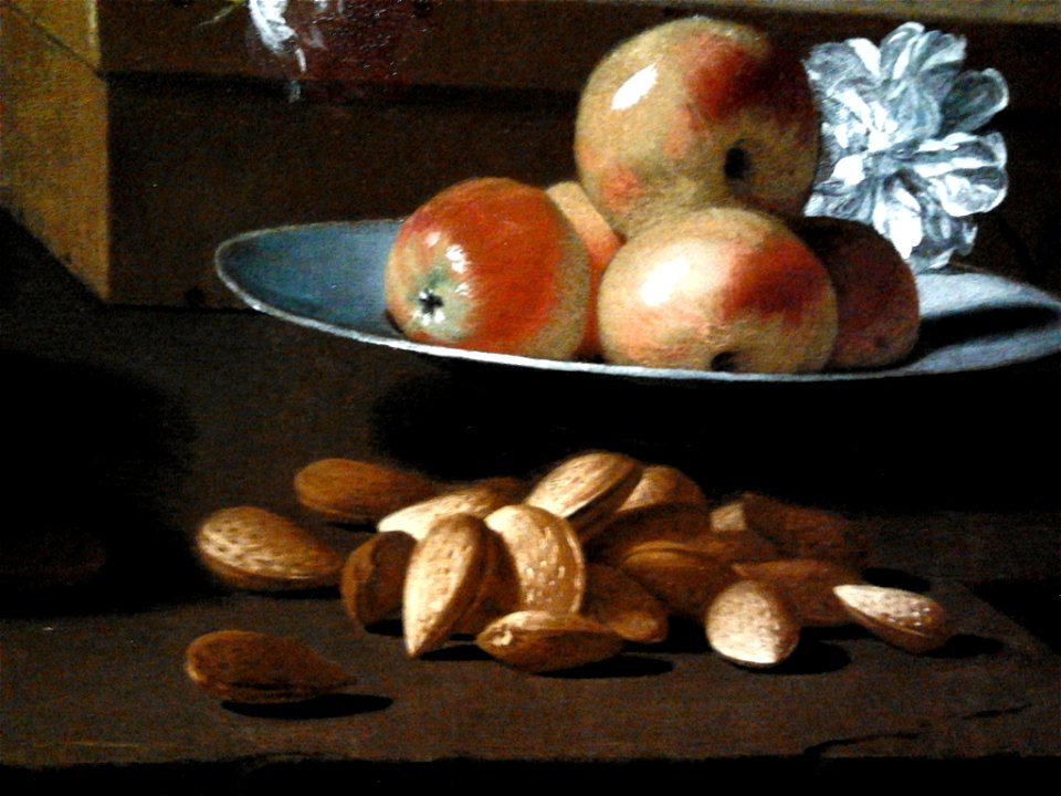 Ponce Still life with fruit and nuts (detail)