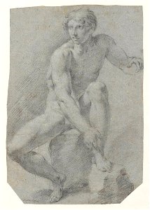 Busca Sitting male nude