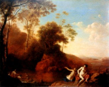 Lisse Diana with her nymphs