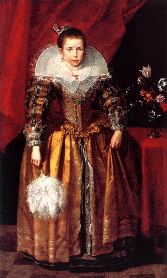 Cornelis de Vos - Portrait of a Girl at the Age of 10 - WGA25309