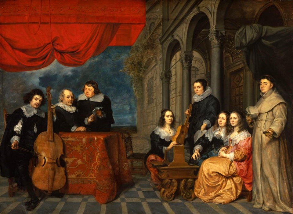 Gonzales Coques - Portrait of the Duarte family