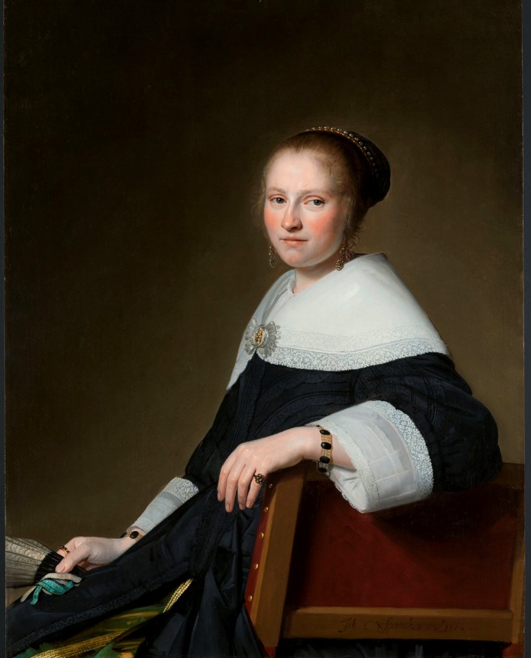 Portret van Maria van Strijp Rijksmuseum SK-A-5000