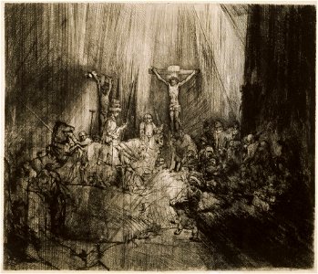 Christ Crucified between the Two Thieves (The Three Crosses)