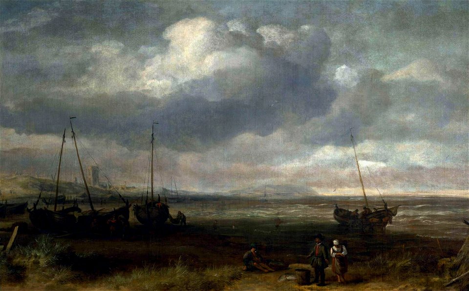 Vlieger Sea coast at Scheveningen