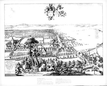 Wenceslaus Hollar, Jacob van Werden - Meerbeke (Merebeck) (Meerbusch, near Düsseldorf)