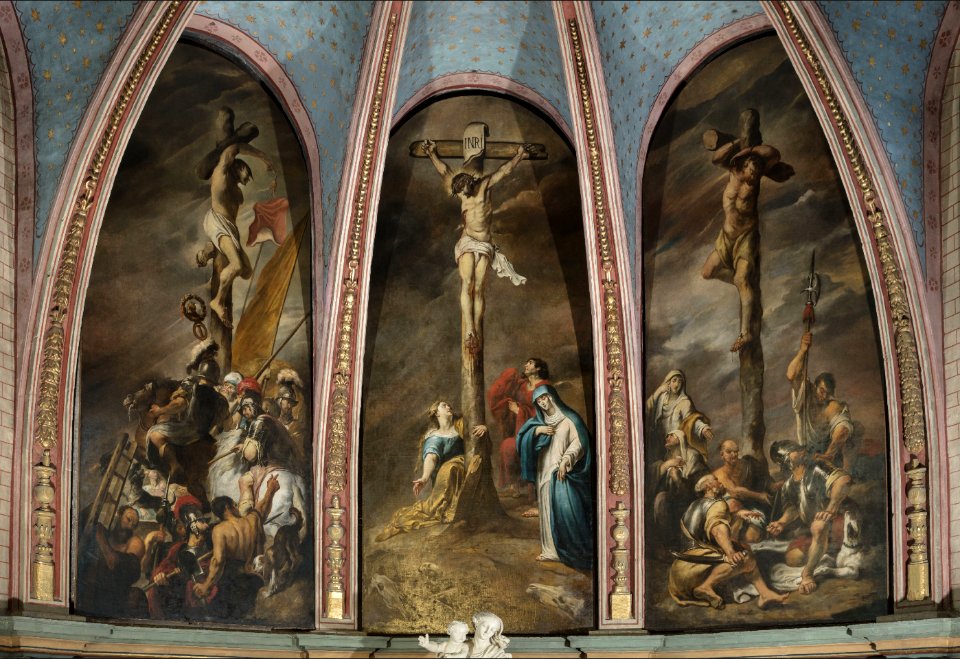 Jan Cossiers - Golgotha tryptich